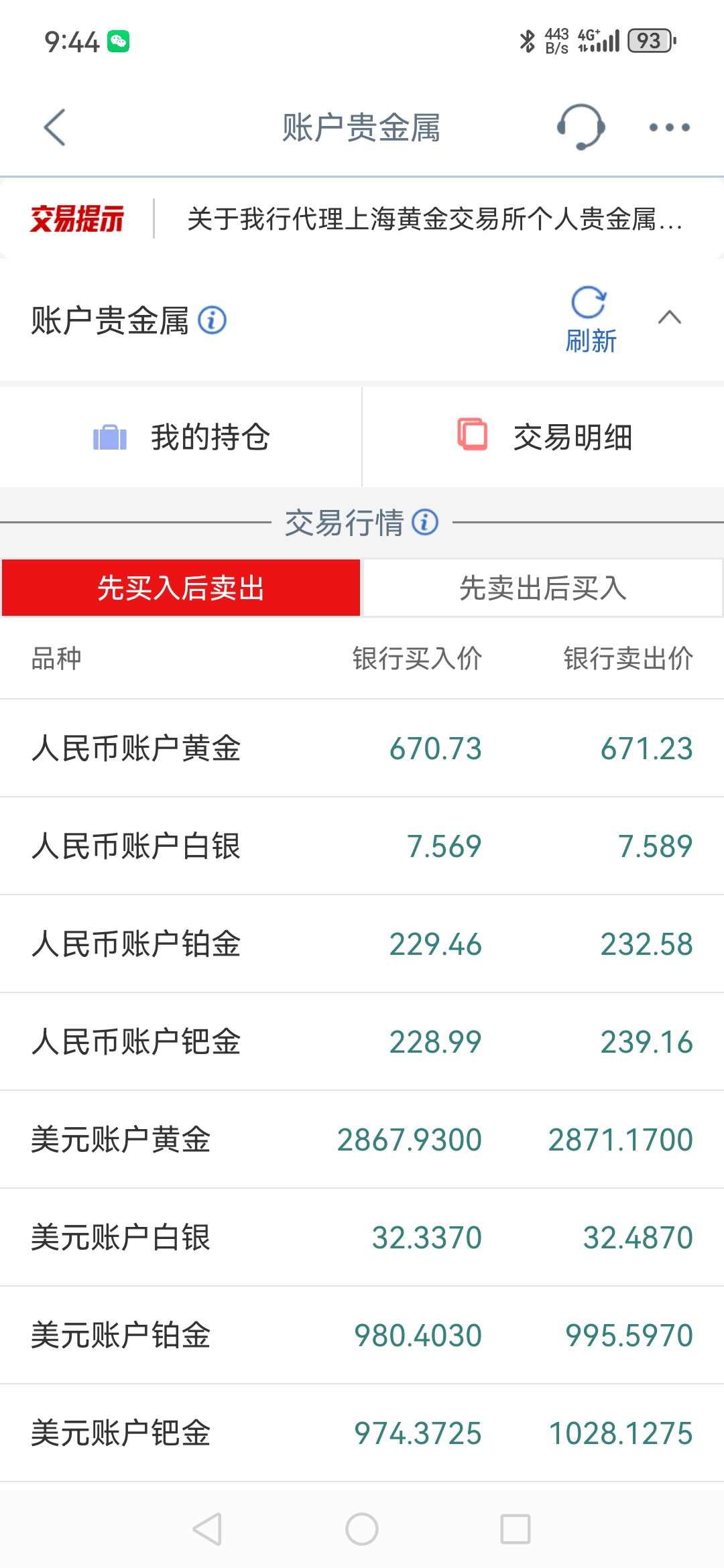 工行账户贵金属(工行账户贵金属暂停开户什么意思)